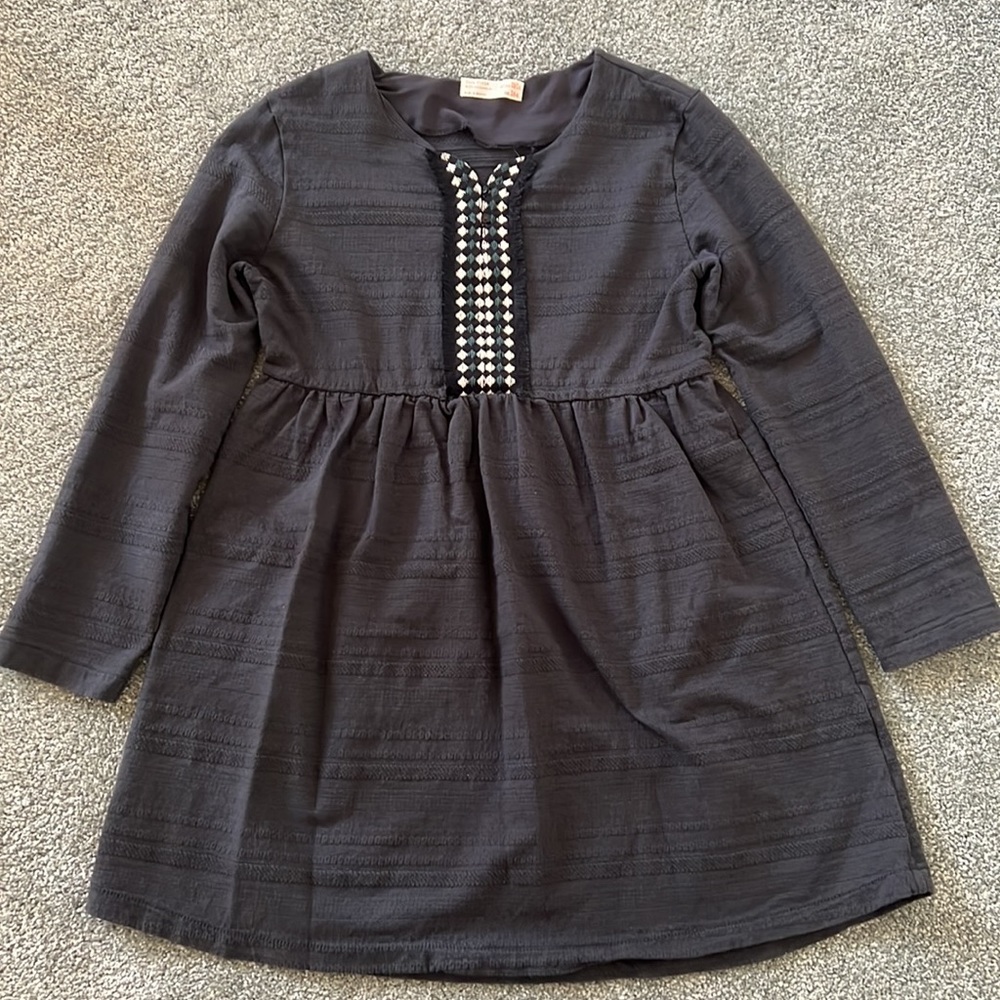 Girls dark gray dress Zara size 13/14